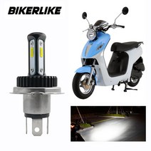 대림 커플 오토바이 LED 전조등 12V H4헤드램프 3면 헤드라이트 바이크, BLT 12v H4 오토바이LED 3면