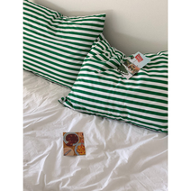 사계절 스트라이프 베개커버 (바이오워싱)