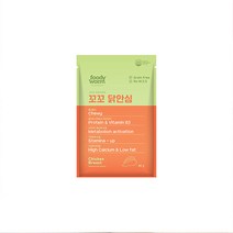 푸디웜 저알러지 기능성 영양 애견견 간식 40g, 꼬꼬닭안심, 3개
