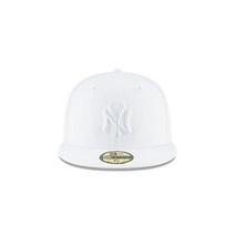 뉴에라 mlb모자 뉴욕 양키스 New Era New York Yankees White Primary Logo Basic 59FIFTY Fitted Cap White 7 5/8