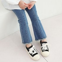 핑키핑크 여아용 스판부츠컷데님팬츠