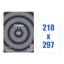 폼텍 라벨A4전면100매 LS-3130(분류표기용 210x297mm)