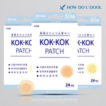하우두유둘 모기물린곳 콕콕패치 모기패치 모기밴드 24p, 3box