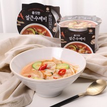 쫄깃한 얼큰수제비 1인분(용기) X 6개입