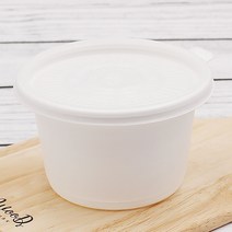 일회용국용기 125파이 대 600개 반찬 죽 포장배달용기, 125파이(대) 600개_뚜껑포함