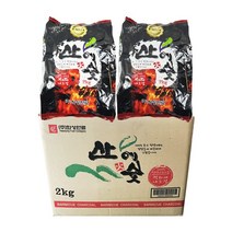 SN월드 캠핑 숯 바베큐 참숯 산에숯 2kg, 2개