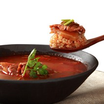 아름다운정성 즉석국 소고기국밥 얼큰한 육개장 양지머리로 끓인 소고기무국 맛집레시피 경상도식 소고기국, 25세트, 600g
