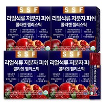 순수식품 리얼석류 저분자 콜라겐 젤리 스틱 20g 180개, 900g, 4박스