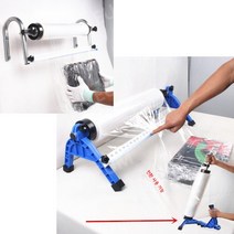 자동 랩핑기 수동 핸드 래핑기 머신 반자동 공업용 랩 포장기 테이블 벽 부착형 13종, R.벽걸이형 85cm