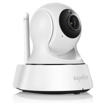 문앞cctv 실내외 스마트 SANNCE 홈 보안 IP 카메라 Wi-Fi 무선 미니 네트워크 카메라 감시 Wifi 720P 야간 투시경 CCTV 카메라 베이비 홈cctv, 3m 전원 케이블 포함, 협력사, EU 플러그