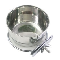 철장걸이 스텐식기 5온스 강아지 개 밥그릇 울타리