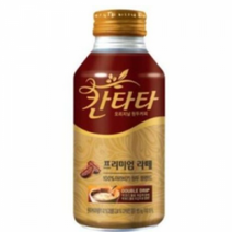 칸타타 프리미엄라떼390ml 커피 캔커피 음료 캔음료, 32개