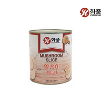 화풍 양송이 특편 슬라이스, 2800g, 3개