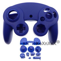 NGC 컨트롤러 교체용 전면 후면 셸 하우징 커버 케이스 ABXY L R Z Dpad 버튼 게임큐브 핸들, 한개옵션1, 02 N2