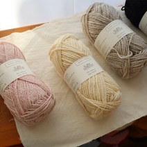Biches & Buches Le Gros Lambs Wool 비슈에비슈 르 그로스 램스울 아란굵기, Light Brown