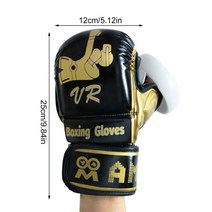 VR게임 올인원 헤드셋 가상현실 Quest 2 용 VR 복싱 장갑 퀘스트 1 게임용 액세서리 가상 현실 싸움 용품, 한개옵션1, 01 Black