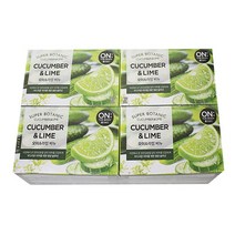 온더바디 수퍼보타닉 오이 라임 비누 4플러스4