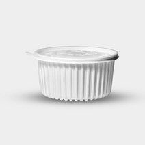일회용기 중형 감자탕용기(흰색) 100개 KP225파이, 몸통100개
