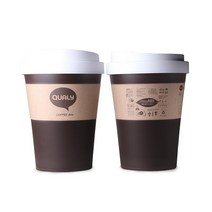 Qualy 퀄리 커피빈 인테리어 휴지통 (10리터), 그린, 1개