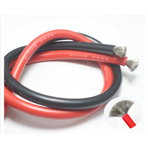 4Awg 실리콘 케이블 검정1M 적색 1M AWG4, 빨강 1M