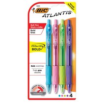 BIC Retractable 1.6mm 볼 포인트 펜 4색 5팩 1.6mm BIC Retractable Ballpoint Pen