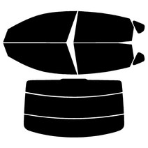로톰 K7 측후면 썬팅필름 DIY 셀프 열차단 썬팅지, K7 2세대 (16-21), RTF-7S 25 (연함), 기아