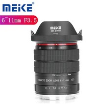 [해외] 모든 nikon f 마운트 dslr 카메라 용 6-11mm 울트라 와이드 f3.5 줌 어안 렌즈 d3400 d5500 d5600 d7000 (APS-C/풀 프레임 포함), 니콘 f