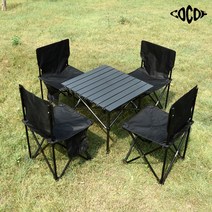 [캠핑의자체어중형] 로드바드 캠핑의자+가방세트, 2세트, 블랙