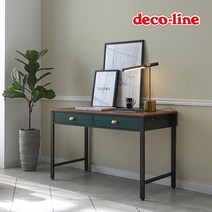 데코라인 코넬 퓨어 1200 컴퓨터 서재 책상 DDW046C, 딥그린