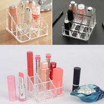 9칸 립스틱 보관 투명 아크릴 케이스