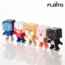 띵크빅 휴대용 블루투스 귀여운 춤추는 소형 뮤직 탁상시계 스피커 캐릭터 캠핑 8W6DD238, 범이_16