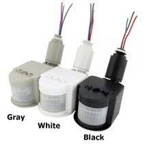 LED 모션 센서 220V 12V 동작감지 스위치 PIR 적외선, PIR스위치 블랙220v p5652