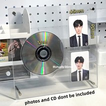 투명 아크릴 액자 웨딩 대형 a4 Kawaii-CD 타입 아이돌 앨범 디스크 3 인치 Kpop 포토카드 홀더 클리어 데스크탑 디스플레이 스토리지 카드 프레임 문구, [01] only board