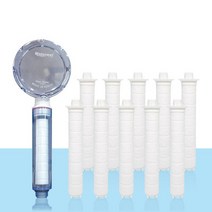 [ 워터웰 호환필터 ] 워터웰 샤워기 호환 녹물제거 염소완화 필터, 02 워터웰 샤워기 호환 염소완화 10개
