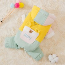 강아지 김장조끼 수면 패딩 시골 할머니 꽃무늬 조끼 아메리칸불리옷 대형견 프렌치불독옷 2개월강아지옷 명품옷 후리스 중형견, F