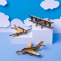 [고무줄 비행기총] 방과후 만들기 재료 키트 엄마표 미술놀이 집콕놀이 취미 DIY 움직이는 장난감, 고무줄 비행기총-플레인보우 DW