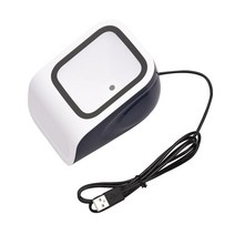 1d 2d qr 데스크탑 바코드 스캐너 플랫폼 창 안드로이드 시스템과 호환되는 핸즈프리 usb 유선 바코드 리더 스캐너, 하얀
