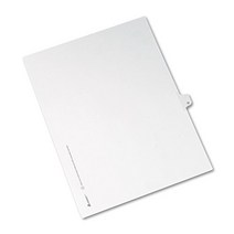 Avery Individual Legal Exhibit Dividers Allstate Style 11 Side Tab 8.5 x 11 inches Pack of 25 (, 1