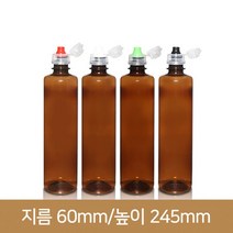 페트병 갈색신형일자페트 500ml 28파이 (A) (베스트캡), 흰색, 1개