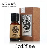 커피 에센셜 오일 AKARZ 탑 바디 페이스 스킨 케어 스파 메시지 향수 램프 아로마 테라피, 01 10ml
