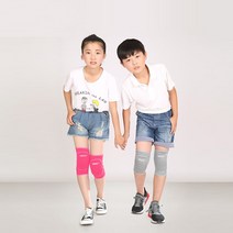 자전거 인라인 줄넘기 스케이트보드 5세 7세 8세 9세 10세 초등생 무릎보호대 어린이 주니어 아동 스턴트스쿠터 롱보드보호대 등산 아대형 무릎보호대 키즈보호대 1+1 2개, 핑크M+그레이S