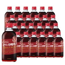 롯데칠성 칸타타 콘트라베이스 콜드브루 스위트블랙 500ml 24pet / 커피 / 음료