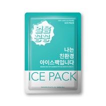 아이스팩 친환경 반제품 물주입 물사용 얼음 보냉 대형, 1개