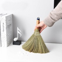 싸리빗자루 모시 싹쓰리 복 빗자루 싸리빗 싸리비 4종 미니 양철 쓰레받기, XS, 화이트