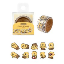 카카오프렌즈 춘식이 플레이크 스티커