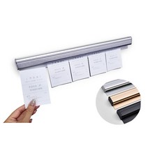 바잉스톱 오더랙 주방 영수증 주문서 고정 영수증 빌지꽂이, 40CM, 실버