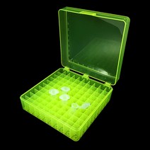 레디코 스토리지 박스 100홀 storage box 마이크로 튜브렉 tube rack 셀 보관 상자 에펜 원심관 검체 샘플 케이스, 스토리지박스(색상랜덤)(사은품증정)