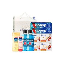 유니레버 선물세트 명절 설 설날 추석 선물세트 3호 도브 바세린 치약, 핸드 네일 로션 400ml 4개 + 도