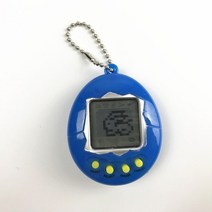 1 pc 다마고치 전자 애완 동물 선물 열쇠 고리 애완 동물 장난감 선물 크리스마스 교육 재미 있은 90 년대 향수 가상 사이버 애완 동물 장난감 선물, 푸른
