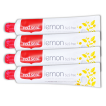 레드씰 치약 레몬 4개 불소없는 뉴질랜드 수입 충치 구취 임냄새 안전한 임산부 치약, 레드씰레몬치약(SLS무첨가) 100g x 4개
